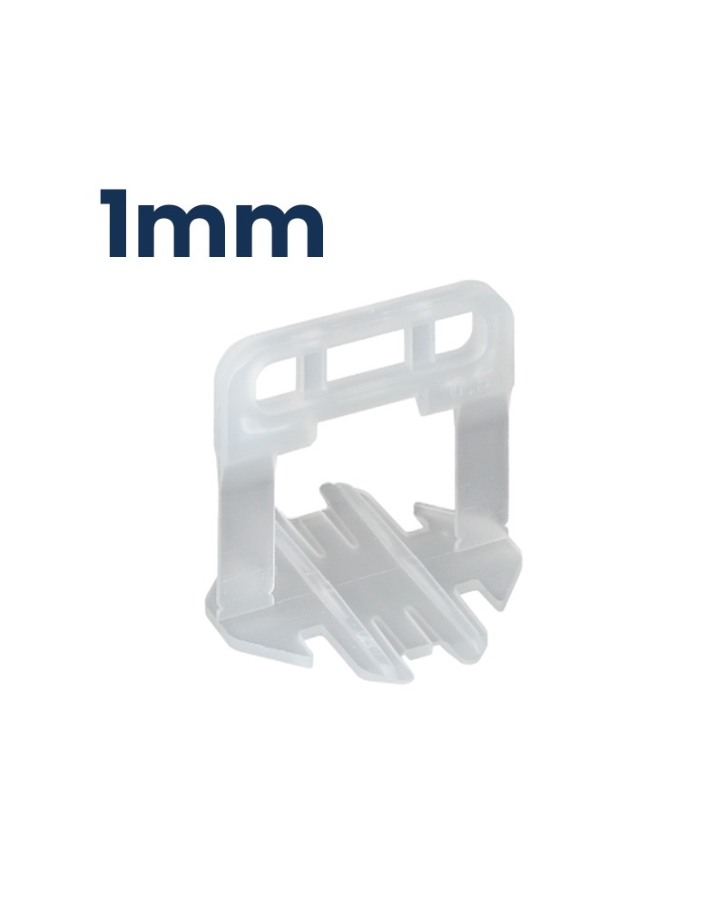Sac 250 Clips autonivelant standard 1 mm (3 - 12 mm) | Inoutlet