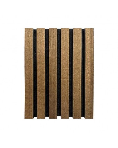 Panneau Acoustique Latte de Noyer 260x60 cm | InOutlet