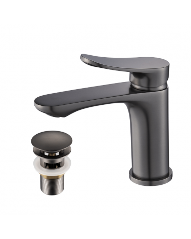 Mitigeur lavabo "Cloud" Gunmetal  (Laiton)| InOutlet