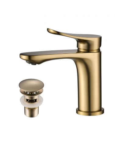 Mitigeur lavabo "Cloud" Or Brossé (Laiton)| InOutlet