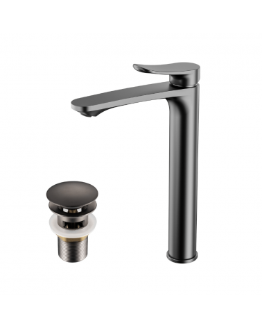 Mitigeur lavabo Haut "Cloud" Gunmetal (Laiton)| InOutlet