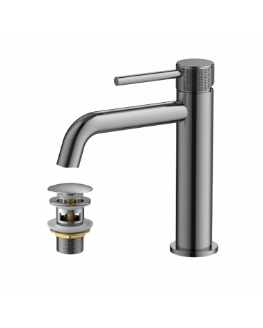 Mitigeur Lavabo "Slim" Chrome + Bonde Clic/Clac | InOutlet