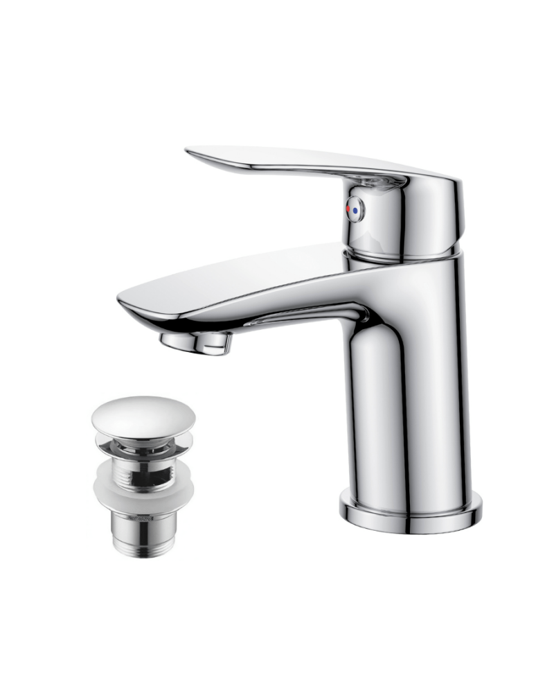Mitigeur lavabo "Lisbonne " Chrome  (Laiton)| InOutlet
