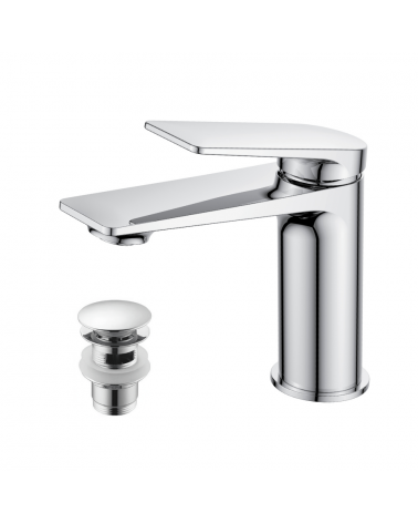 Mitigeur lavabo "Stockholm" Chrome  (Laiton)| InOutlet