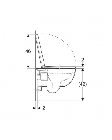 Pack WC suspendue RENOVA Blanc avec abattant ralentisseur | InOutlet Carrelages