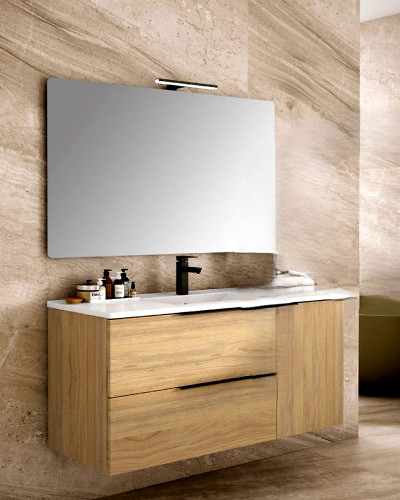 Meuble Colonne de Salle de Bain en Bois Viena | InOutlet Carrelage