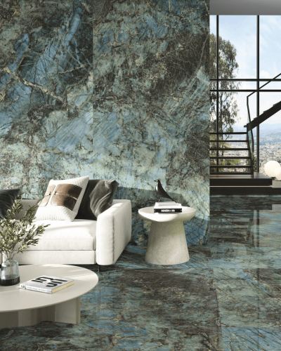 Carrelage Imitation Pierre Poli Rectifié 60x120 cm | Inoutlet Carrelage