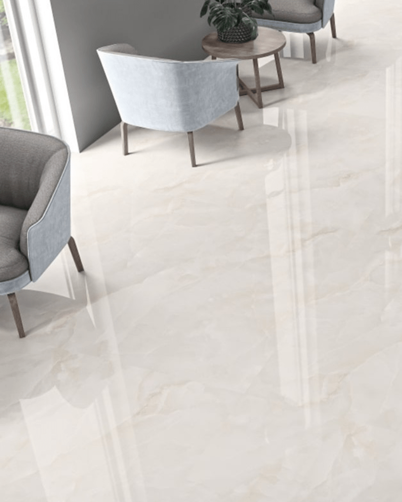 Carrelage Pierre d'Onyx Gris Poli Rect. 60X120 cm| Inoutlet Carrelage