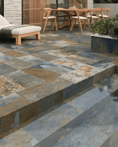 Carrelage Imitation Pierre de Bali Aspen Multicolor 30X60 cm| Inoutlet