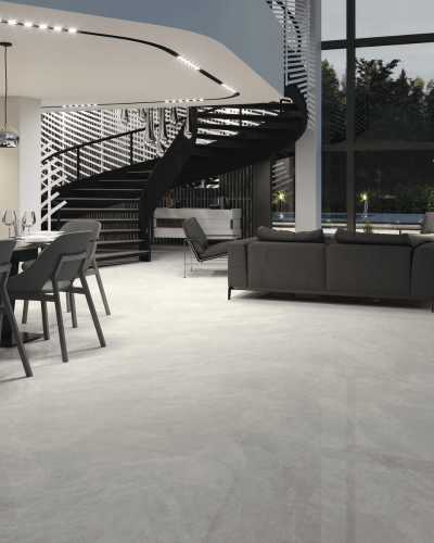 60x60 cm Carrelage Marbre Gris Poli Brillant Rectifié | Inoutlet