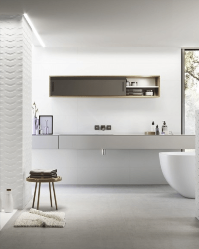 Faïence Blanc Mat Rectifié 40x120 cm  | Inoutlet Carrelage