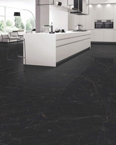 Carrelage Marbre Noir Jasper Poli Rect. 60X120 cm| Inoutlet