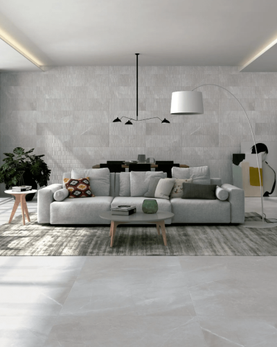 Carrelage Marble Art Grey Rect. 100X100 cm | Inoutlet Carrelage