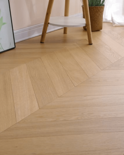 Parquet chevron 510x90x15/4mm contrecollé | InOutlet