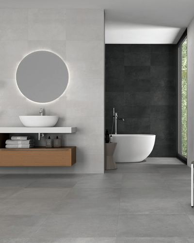 Carrelage Public Grey Rect. 60X60 cm Antidérapant | Inoutlet Carrelage