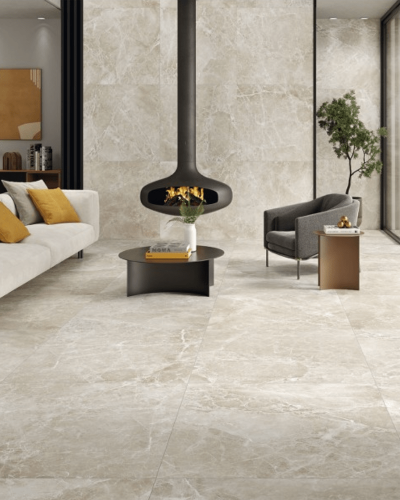 Carrelage Marbre Beige Mat Rect.100x100 cm| Inoutlet Carrelage