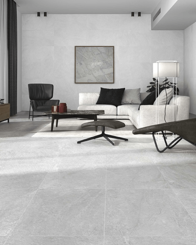 Carrelage Metalo White Rect. 60X60 cm | Inoutlet Carrelage