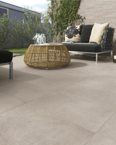Carrelage 60x60 cm Aspect Pierre Beige R11 Antidérapant | InOutlet