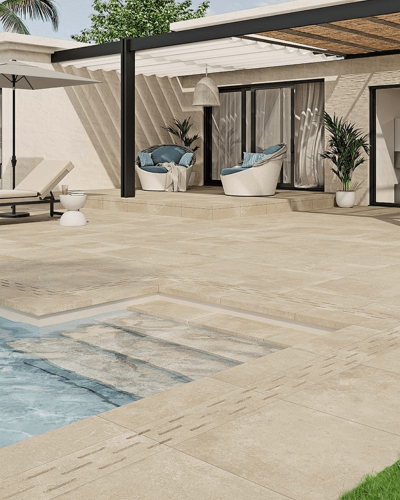 Dalle carrelage sur plot 60X60 cm (20 mm) Terrasse | Inoutlet