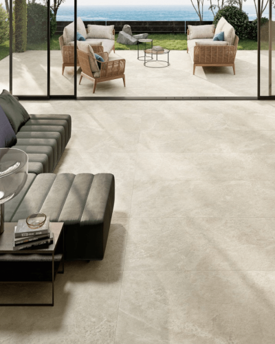 Carrelage 120x120 cm Effet Pierre Beige | Inoutlet Carrelages