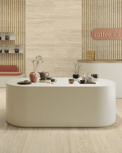 Carrelage Effet Pierre Naturelle Beige Rect. 60x120 cm| InOutlet Carrelage