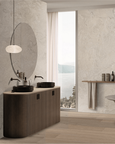 Carrelage Aspect Pierre Couvet Petra Sand Rect. 90X90 cm | Inoutlet