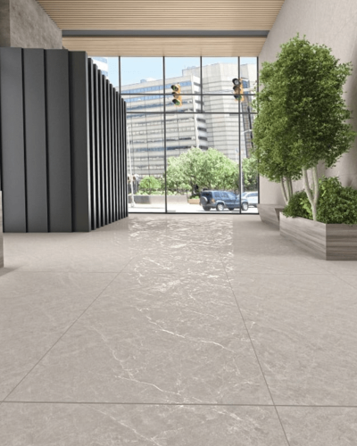 Carrelage Marbré Gris Rect. 120x120 cm" Bellagio Gris " | InOutlet