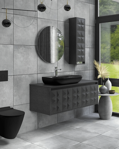 Carrelage Béton Ciré Gris Mate 60X60 cm Rectifié| InOutlet