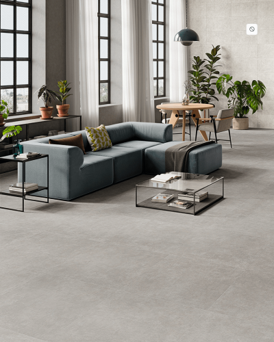 Carrelage Béton Ciré Gris Moderne 75X75 cm| Inoutlet Carrelage