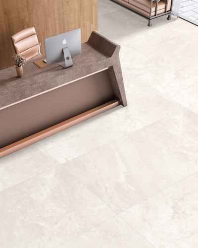 Carrelage Silk Flora Imitation marbre Beige Mat  80x160 cm| InOutlet