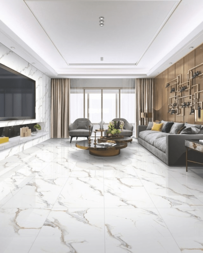 Carrelage Massa Di Carrara imitation Marbre Poli 60x120 cm| InOutlet