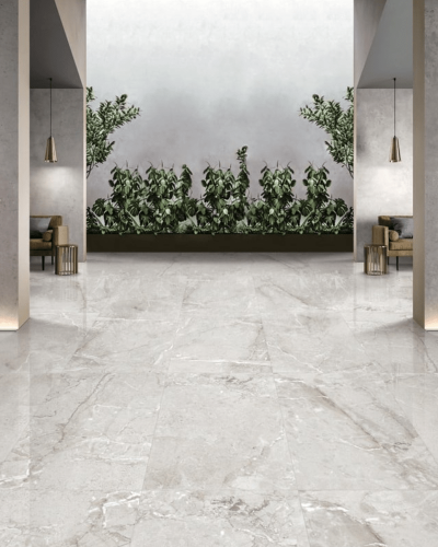 CarrelageRaymi imitation Marbre Gris Poli Rect 60x120 cm| InOutlet