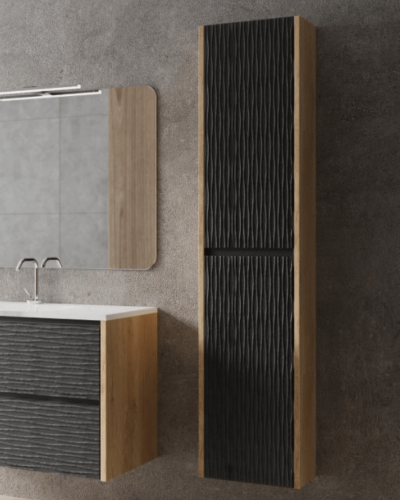 Meuble Colonne de Salle de Bain en Bois | InOutlet Carrelage