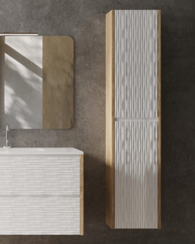 Meuble Colonne de Salle de Bain en Bois | InOutlet Carrelage