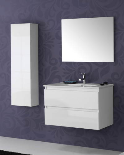 Meuble Colonne de Salle de Bain en Bois | InOutlet Carrelage