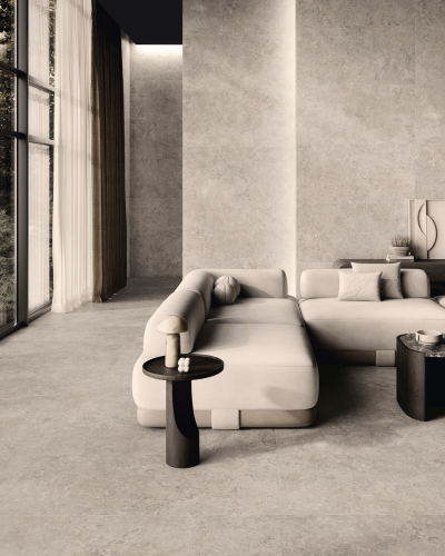 Carrelage effet Béton Ciré Beige 60x120 cm | Inoutlet Carrelages