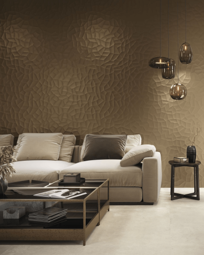 Faïence Salle de Bain Moderne Bronze Mat Rectifié 40x120 cm  | Inoutlet Carrelages