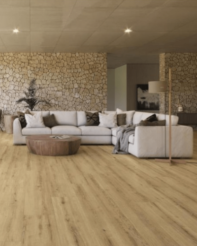 Carrelage Effet Parquet  Antidérapant 23x120 cm "Concorde Miel" | InOutlet