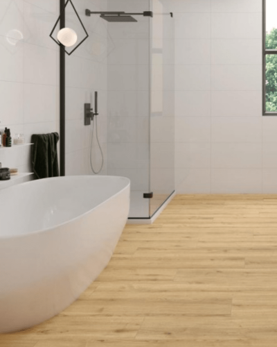 Carrelage Effet Parquet  Antidérapant 23x120 cm "Concorde Miel" | InOutlet