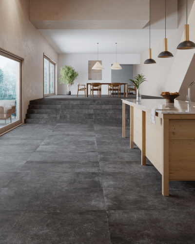Carrelage Béton Ciré Gris 100X100 cm Bonn White | Inoutlet Carrelage