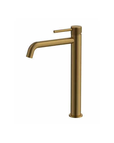 Mitigeur Lavabo Haut "Slim" Or brossé| InOutlet Carrelages