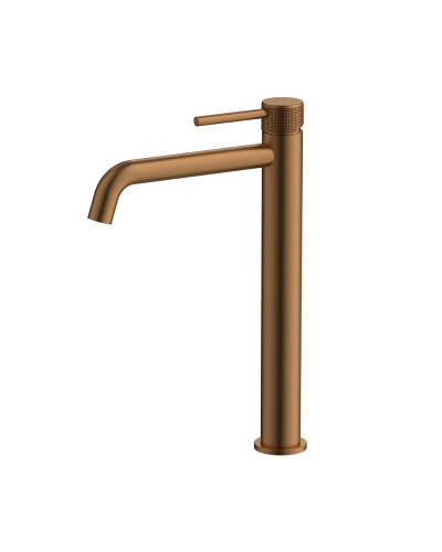 Mitigeur Lavabo Haut "Slim" Or rose brossé| InOutlet Carrelages