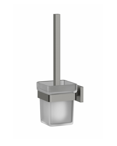 Porte Brosse Toilette "Costa" Gunmetal | InOutlet Carrelages