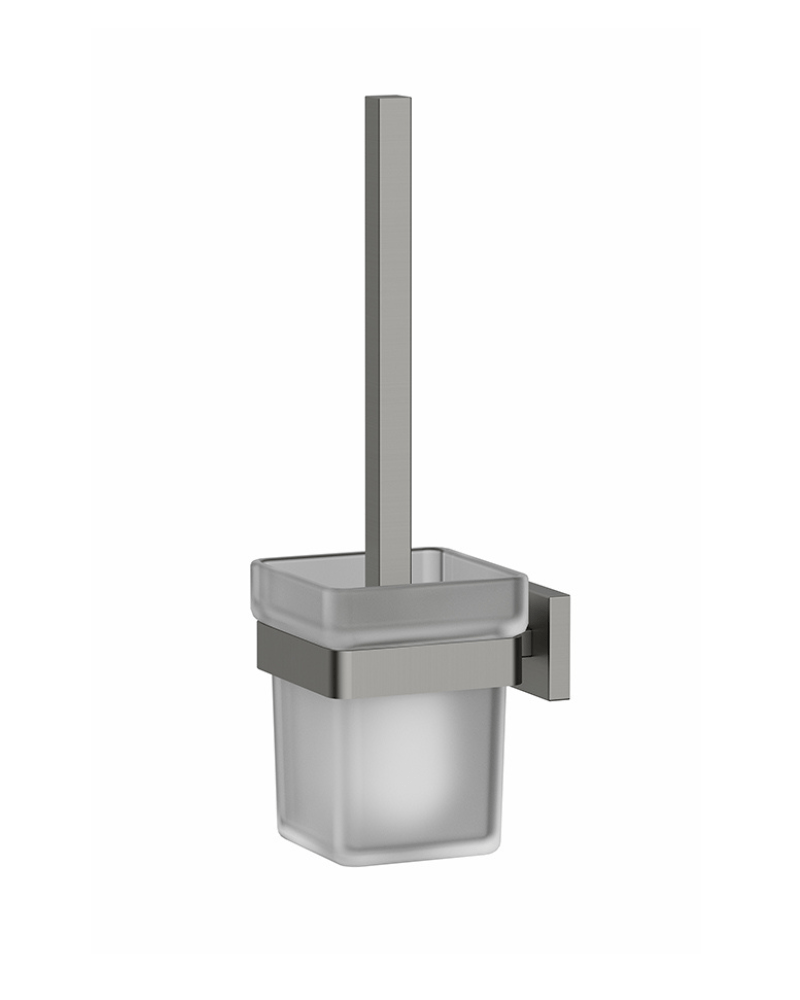 Porte Brosse Toilette "Costa" Gunmetal | InOutlet Carrelages