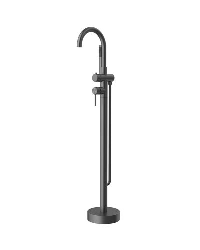 Mitigeur Bain douche sur pied "Slim" Gunmetal | InOutlet Carrelages