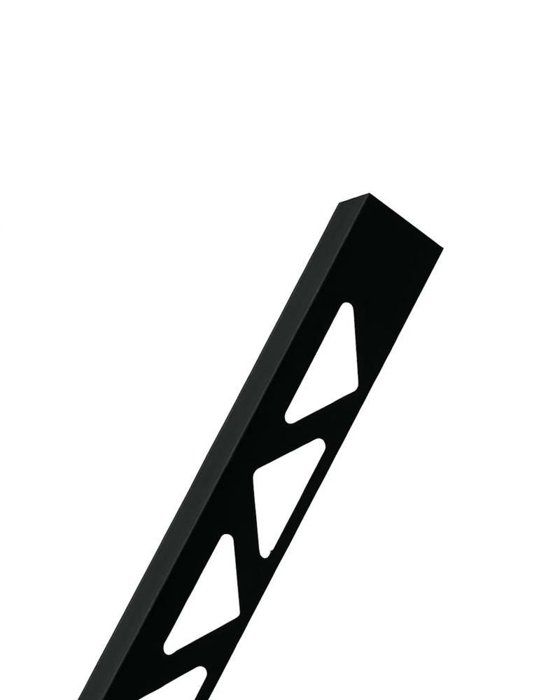 Baguette finition Carrelage Alu anodisé Noir en L 1x270 cm | InOutlet Carrelages