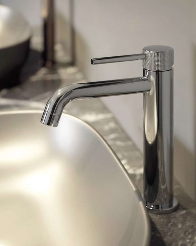 Mitigeur Lavabo "Slim" Chrome + Bonde Clic/Clac | InOutlet