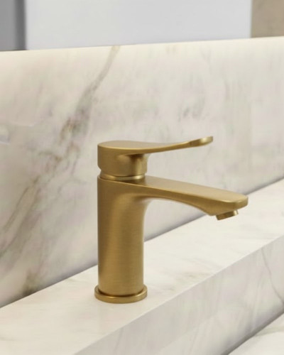 Mitigeur lavabo "Cloud" Or Brossé (Laiton)| InOutlet