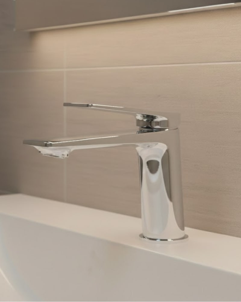 Mitigeur lavabo "Stockholm" Chrome  (Laiton)| InOutlet