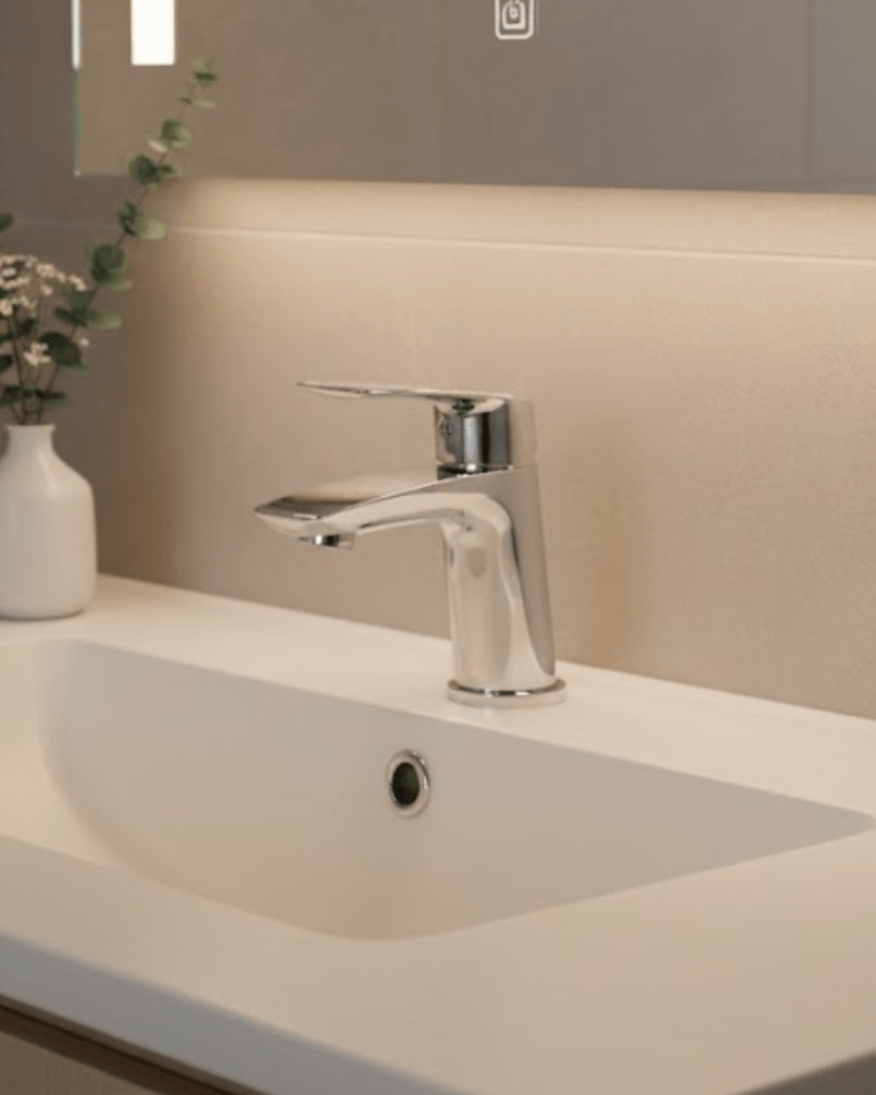 Mitigeur lavabo "Lisbonne " Chrome  (Laiton)| InOutlet